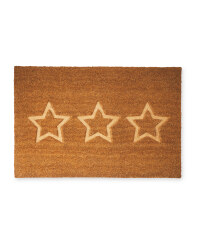 Stars Large Coir Mat