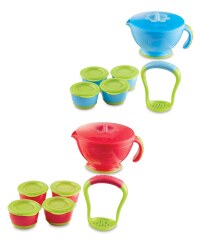 Nuby Steam n' Mash & Freezer Pots
