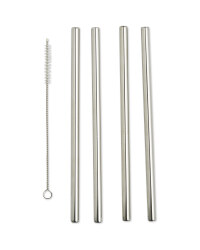 Steel Smoothie Straws 4 Pack