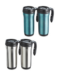 Steel Travel Mug 2-Pack