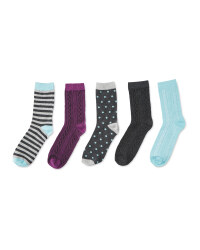 Stitch Ladies' 5 Pack Socks