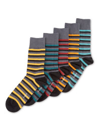 Men's striped Cotton Rich Socks