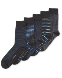Men's Patterned Cotton Rick Socks