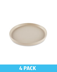 Stoneware Side Plates 4 Pack - Cream