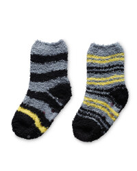 Lily & Dan Stripe Slipper Socks - Green