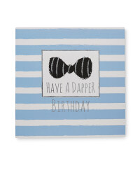 2 Pack Birthday Card - Stripe