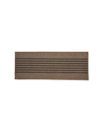 Striped Washable Runner - Beige / Brown