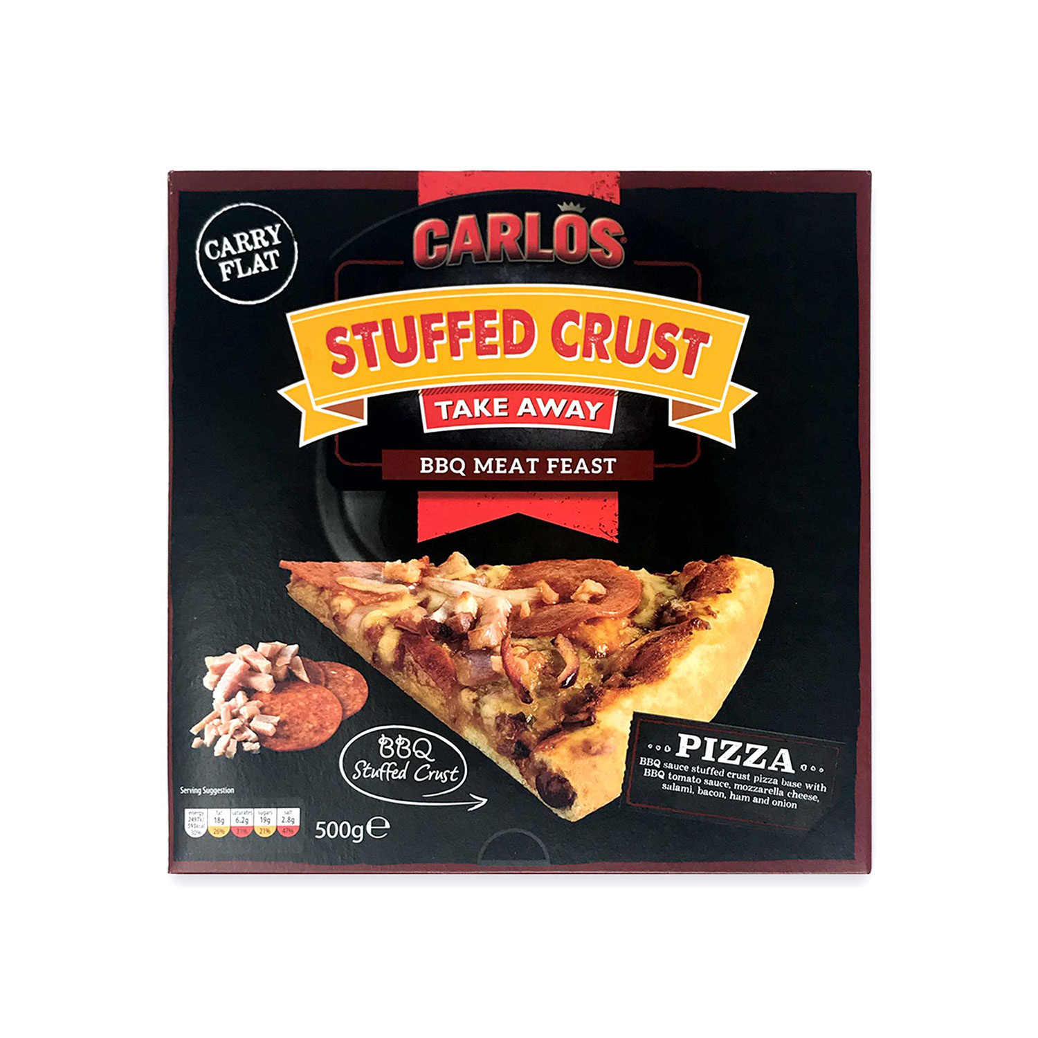 Stuffed Crust Pizza BBQ Meat Feast