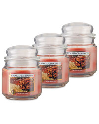 Sugared Cinnamon Candle Jar 3 Pack
