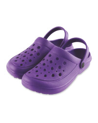 Summer Clogs Purple