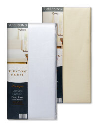 Super King 400TC Sateen Fitted Sheet