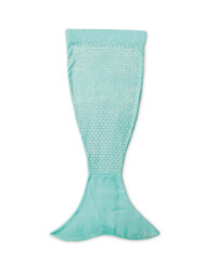 Super Soft Kids' Mermaid Blanket - Aqua