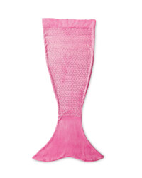 Super Soft Kids' Mermaid Blanket - Pink