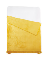 Kirkton House Super Soft Throw - Yellow