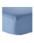 Super King Cotton Rich Fitted Sheet - Blue
