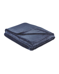 Kirkton House Supersoft Throw - Indigo