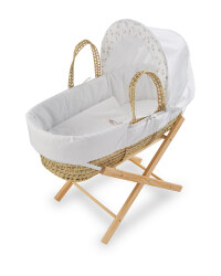 Mamia Swan Moses Basket With Stand