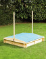 TP Wooden Sandpit with Canopy
