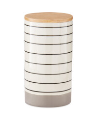 Large Printed Kitchen Canister