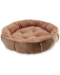 Tan Cord Pet Cushion
