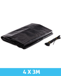 Gardenline Tarpaulin 4 x 3m - Anthracite