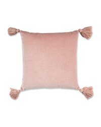 Kirkton House Pink Tassel Cushion