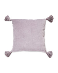 Kirkton House Tassel Cushion - Grey