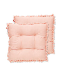 Tassel Seat Pads 2 Pack - Pink