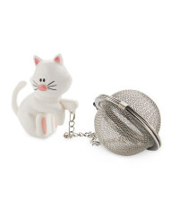 Kirkton House Cat Tea Infuser - White