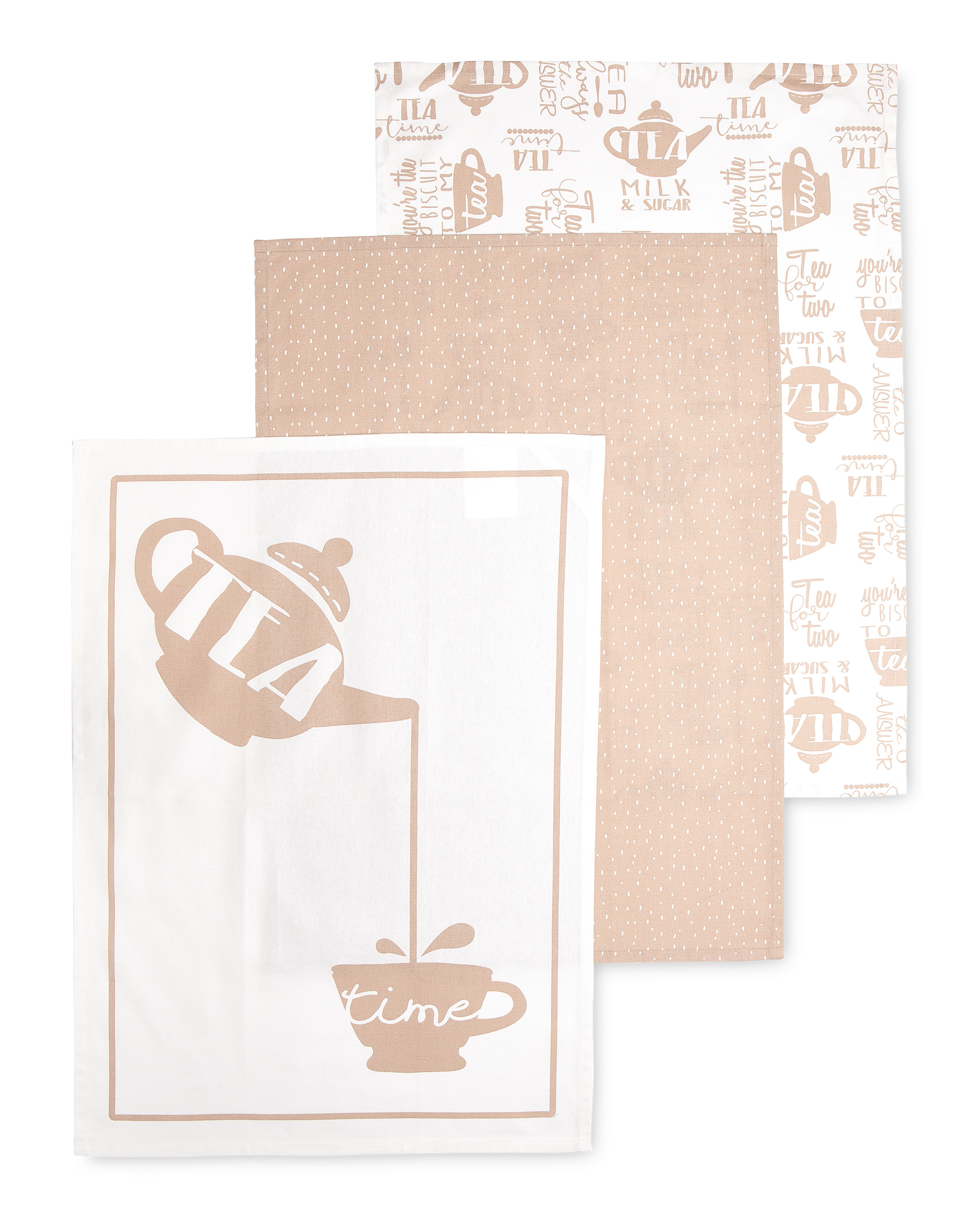 Tea Time Towels 3 Pack Aldi Uk