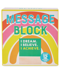 Teacher Gift Message Block Cards