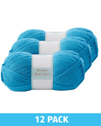 Teal Double Knitting Yarn 12 Pack