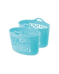 Teal Laundry Tub 2 Pack
