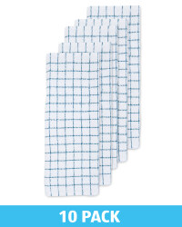 Teal Terry Tea Towels 10 Pack