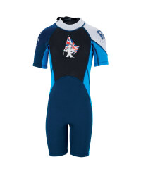 Team GB Children's Shorty Wetsuit - Blue