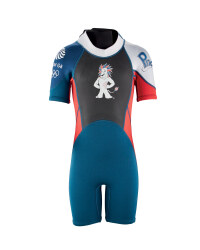 Team GB Children's Shorty Wetsuit - Red