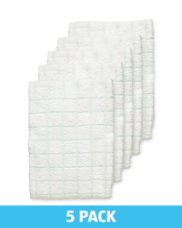 Green Terry Tea Towels 5 Pack