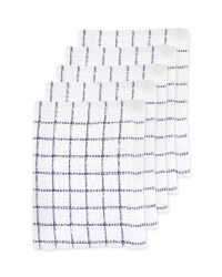 Navy Terry Tea Towels 5 Pack