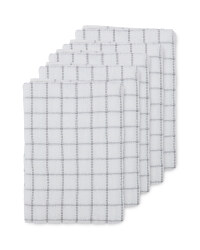 Terry Tea Towels 5 Pack - Grey