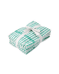 Terry Tea Towels 5 Pack - Green