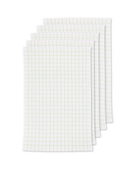 Terry Tea Towels 5 Pack - Jade Green