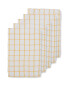 Terry Tea Towels 5 Pack - Yellow