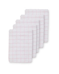 Light Pink Terry Tea Towels 5 Pack