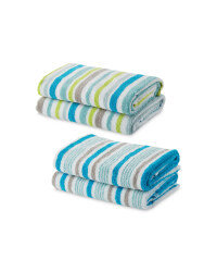 Thin Stripe Hand Towel 2 Pack