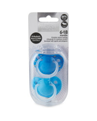 Tiggy Blue 6-18 Soothers 2 Pack