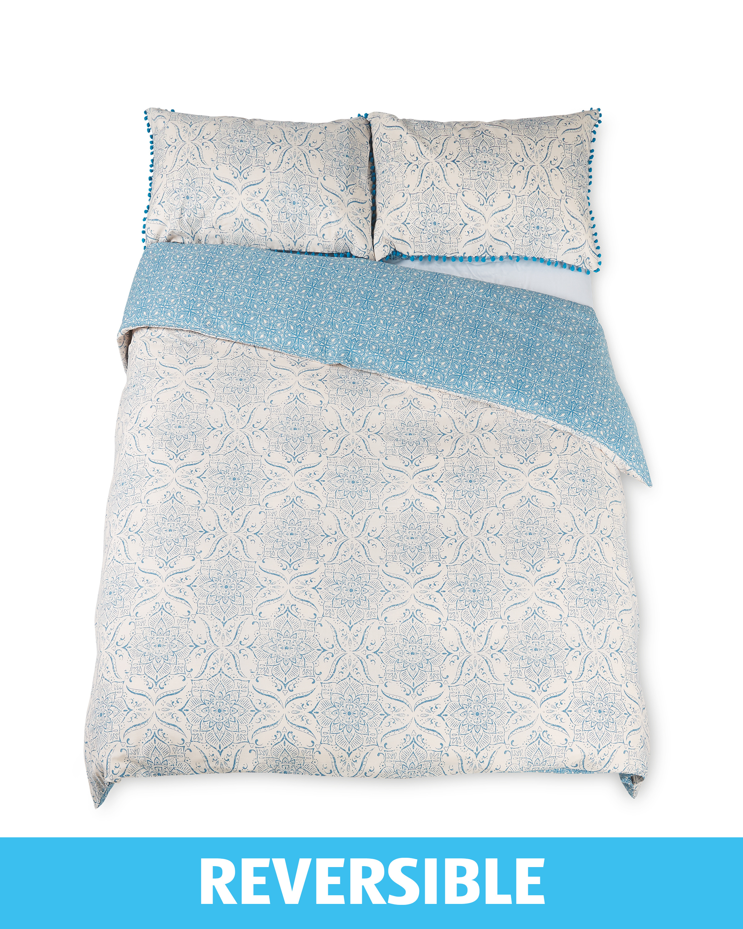 Tile Superking Duvet Set Aldi Uk