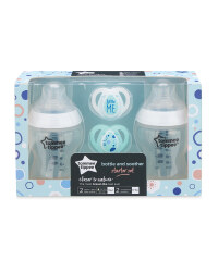 Tommee Tippee Bottle & Soother Set