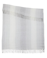 Kirkton House Tonal Weave Throw - Grey
