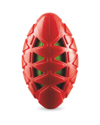 Tough Crunch Medium Rugby Ball - Red