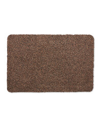 Microfibre Washable Mat - Brown